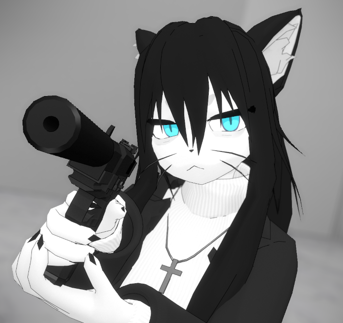 Femcel with her Five-seveN